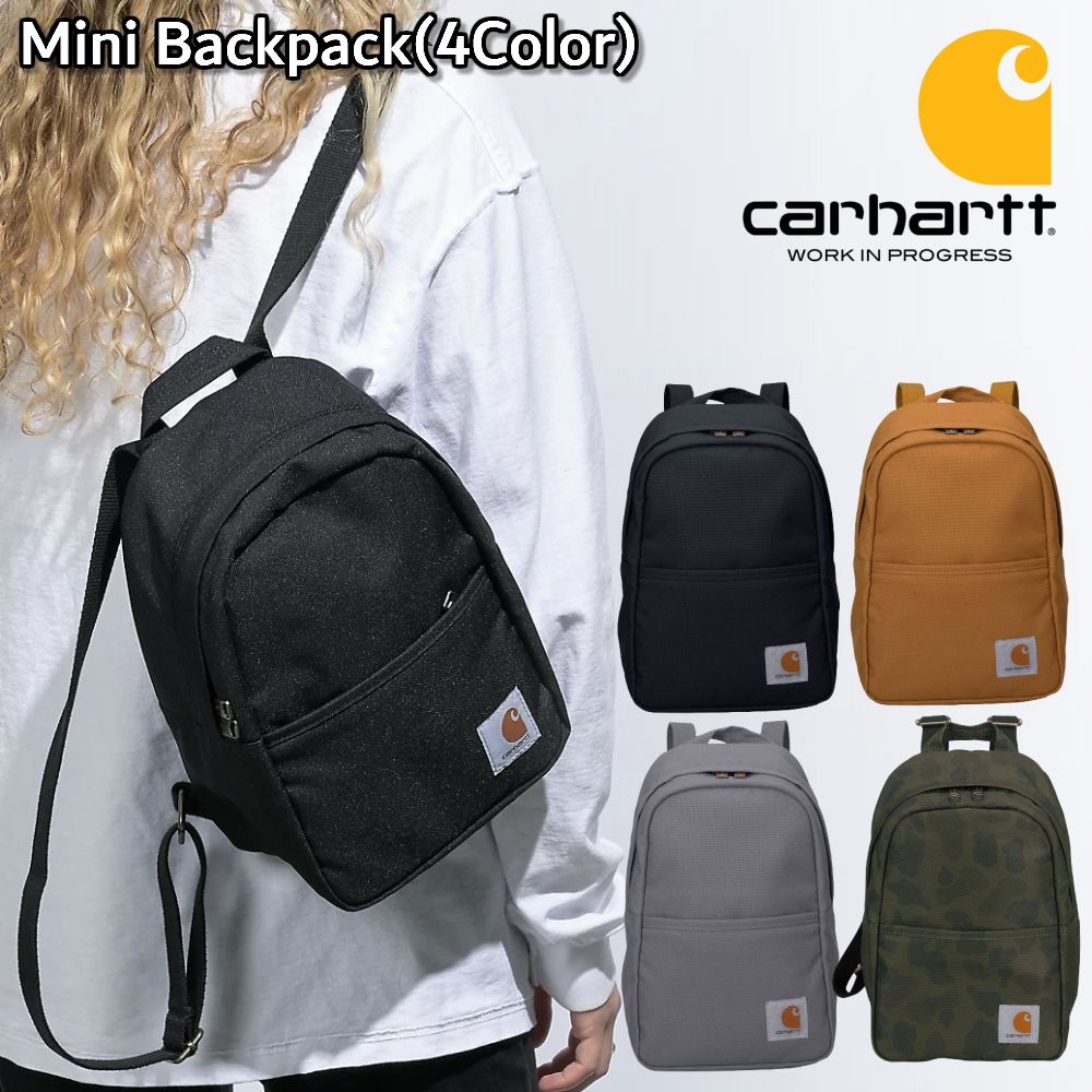 カーハート リュック carhartt Classic Mini Backpack B0000538 バッグ ミニ バックパック ロゴ スケート ストリート 小さめ 正規品 鞄 メンズ レディース [衣類] ユ00572