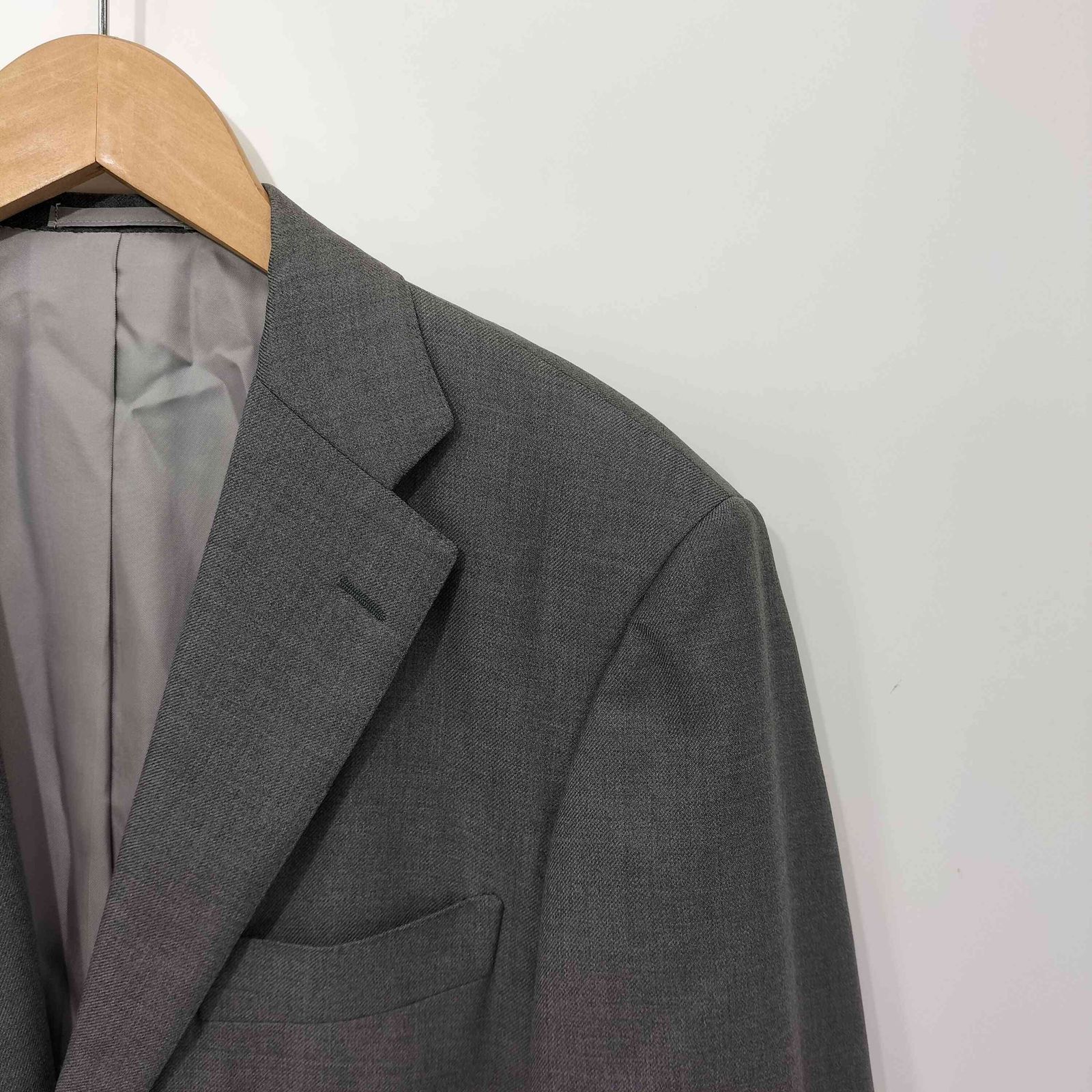 リングジャケット RING JACKET BLACK LABEL ウールシングルテーラードジャケット メンズ 46R KANDAIZUMI_COM