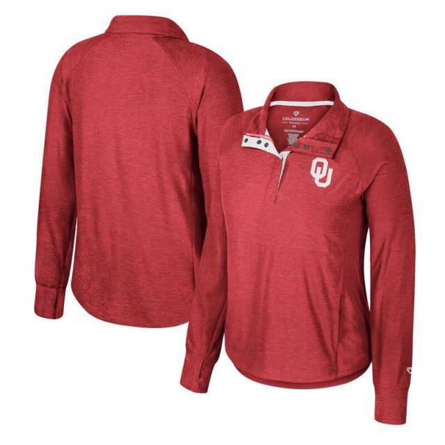 売れ筋商品|||コロシアム カットソー トップス レディース Women's Crimson Oklahoma Sooners Talent Competition Raglan Pullover Sweatshirt Crimson Women's Colosseum Crimson Oklahoma Sooners Talent