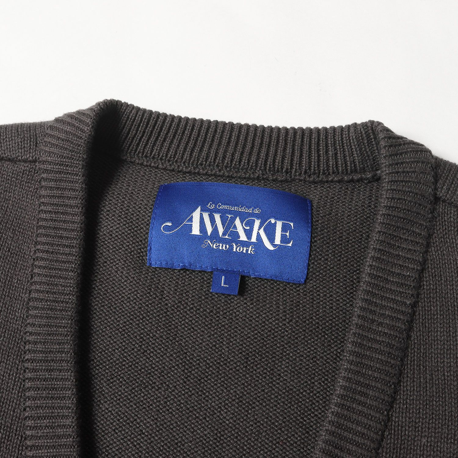 美品】Awake NY アウェイクニューヨーク カーディガン サイズ:L 美品】Awake NY アウェイクニューヨーク カーディガン サイズ:L
