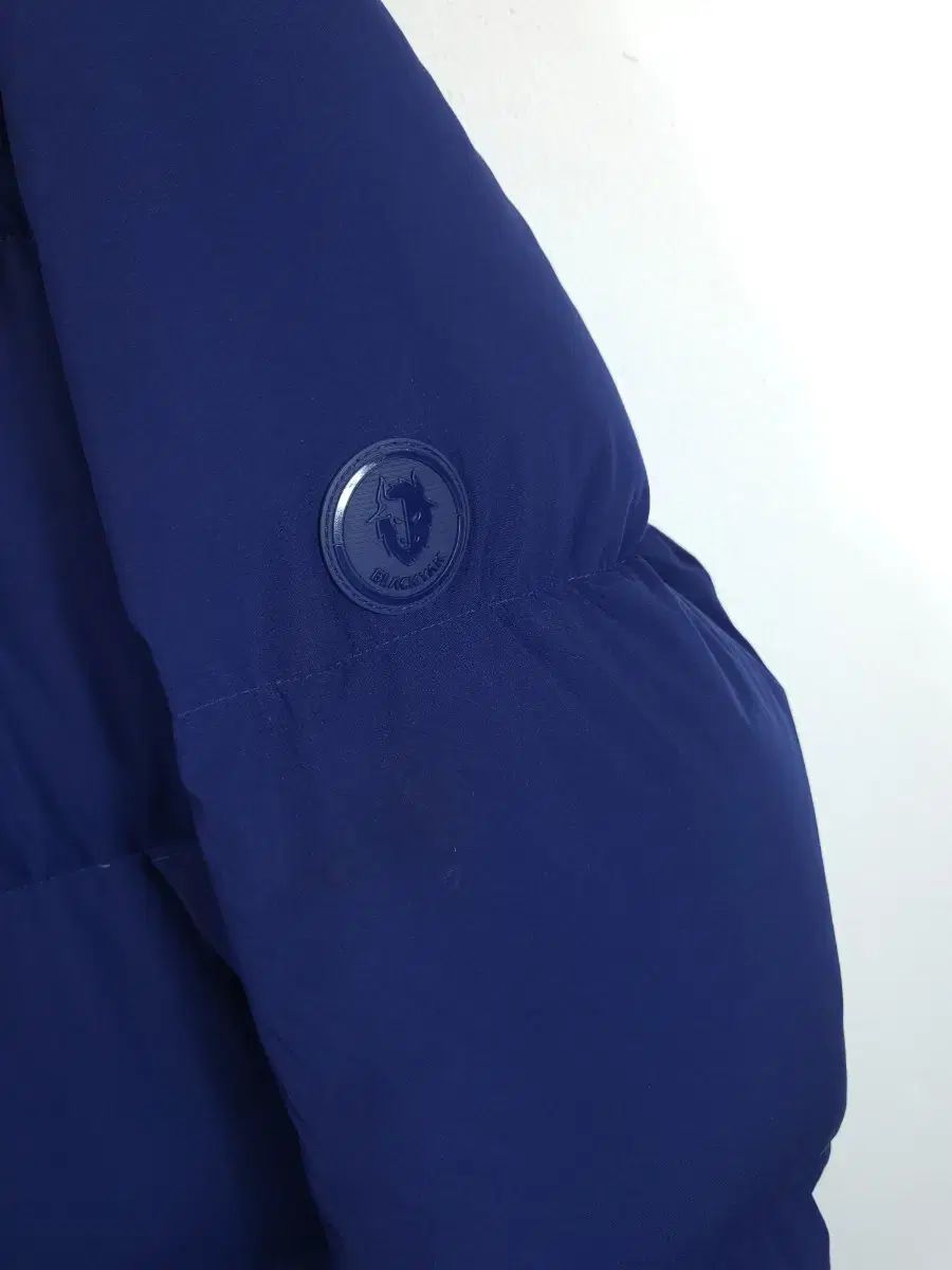 ロングダウンフーディーダウンジャケット ネイビー