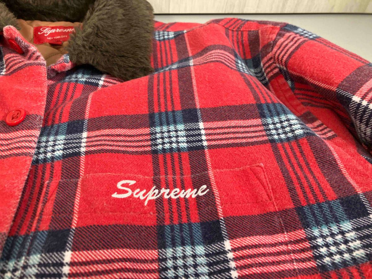 Supreme ／シュプリーム／シャツジャケット／Faux Fur Collar