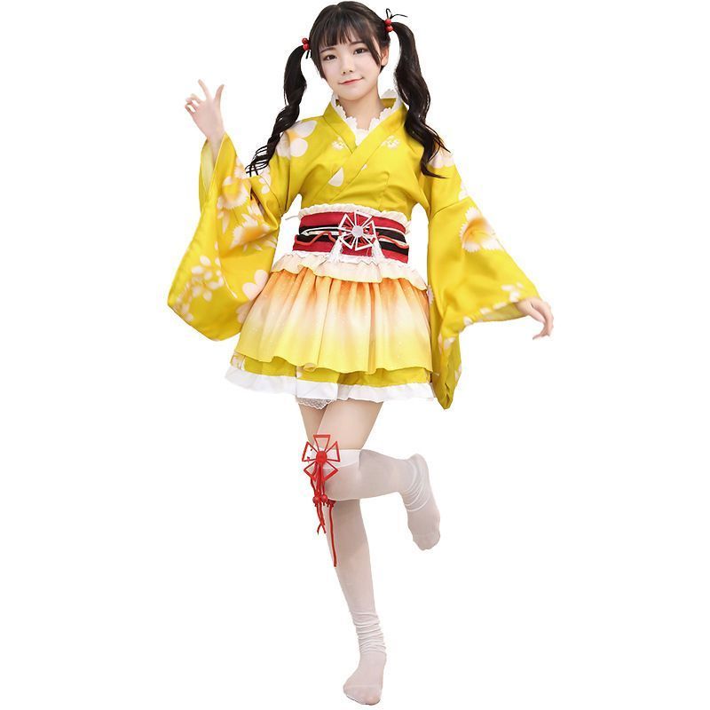 浴衣 ロリータ 和服 着物 コスプレ 衣装 簡易 ハロウィン