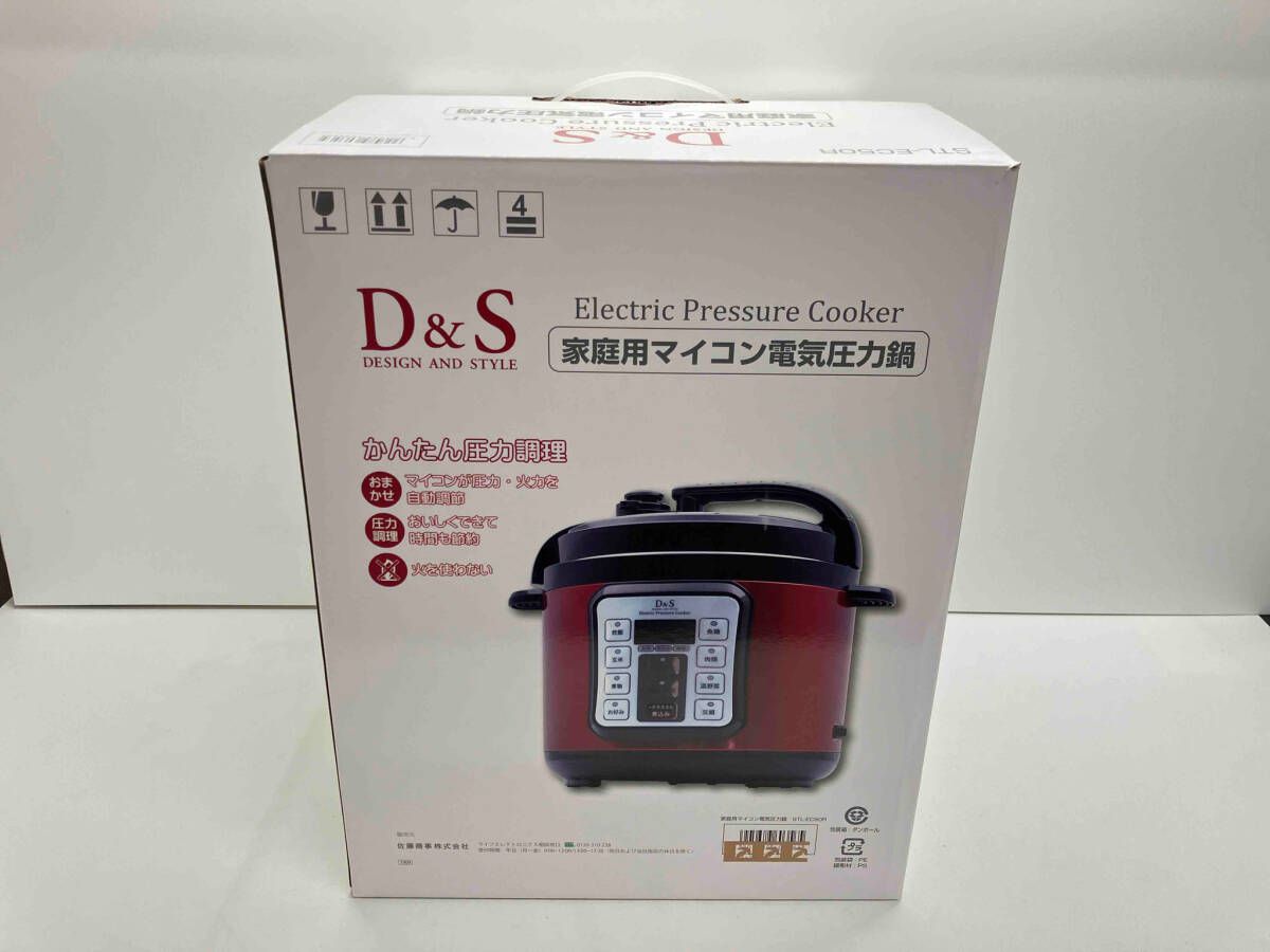 未使用品 D&S 家庭用マイコン電気圧力鍋 STL-EC50R 4.0L - メルカリ