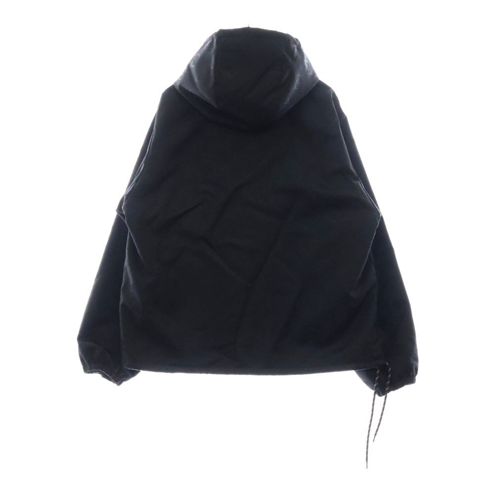 GUCCI グッチ ナイロンジャケット フーデッドコート 黒 ダブルジップ GUCCI (グッチ) 20AW OFF THE GOOD ZAEBN オフザグリット GG柄