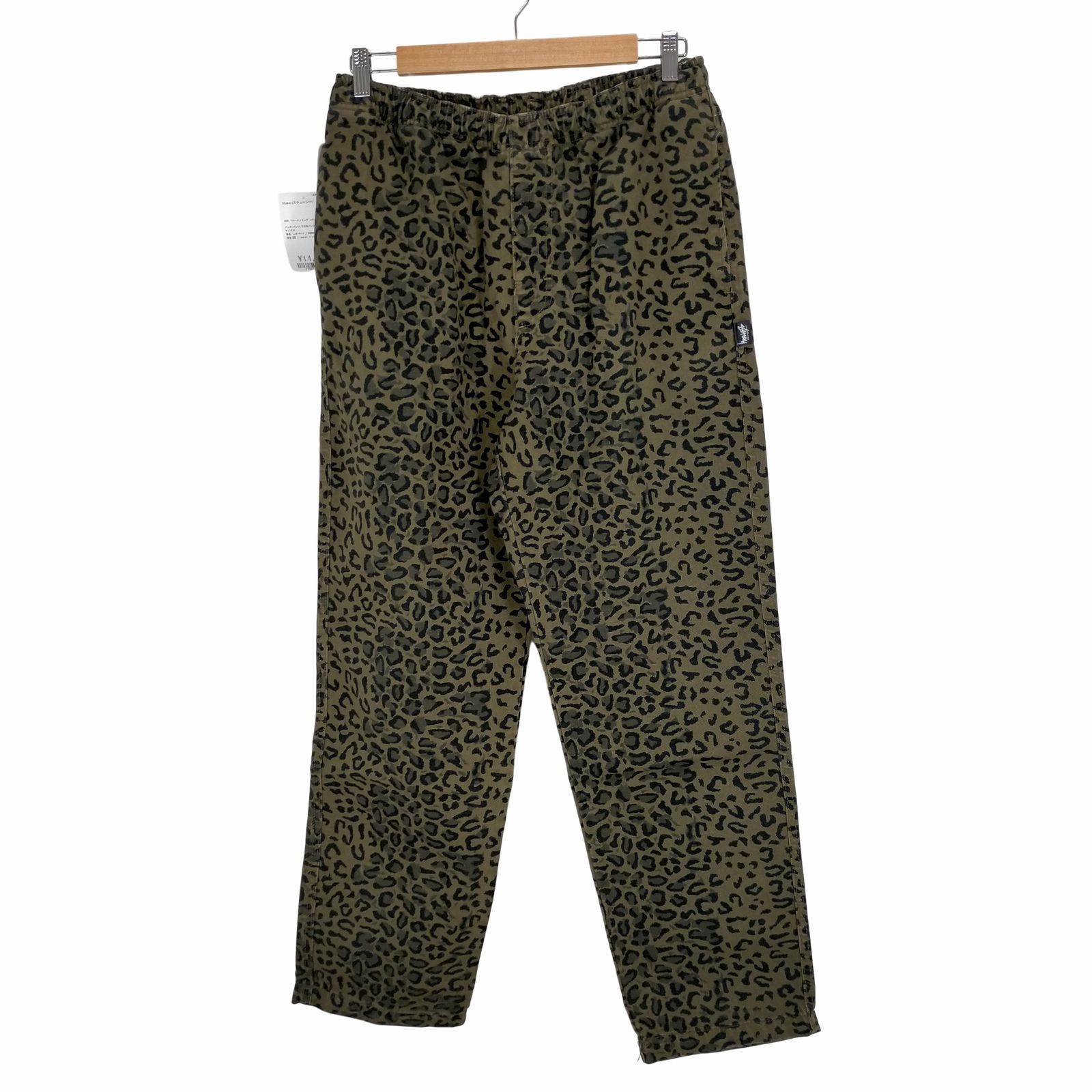 ステューシー Stussy 22SS ドローストリング レオパードパンツ メンズ
