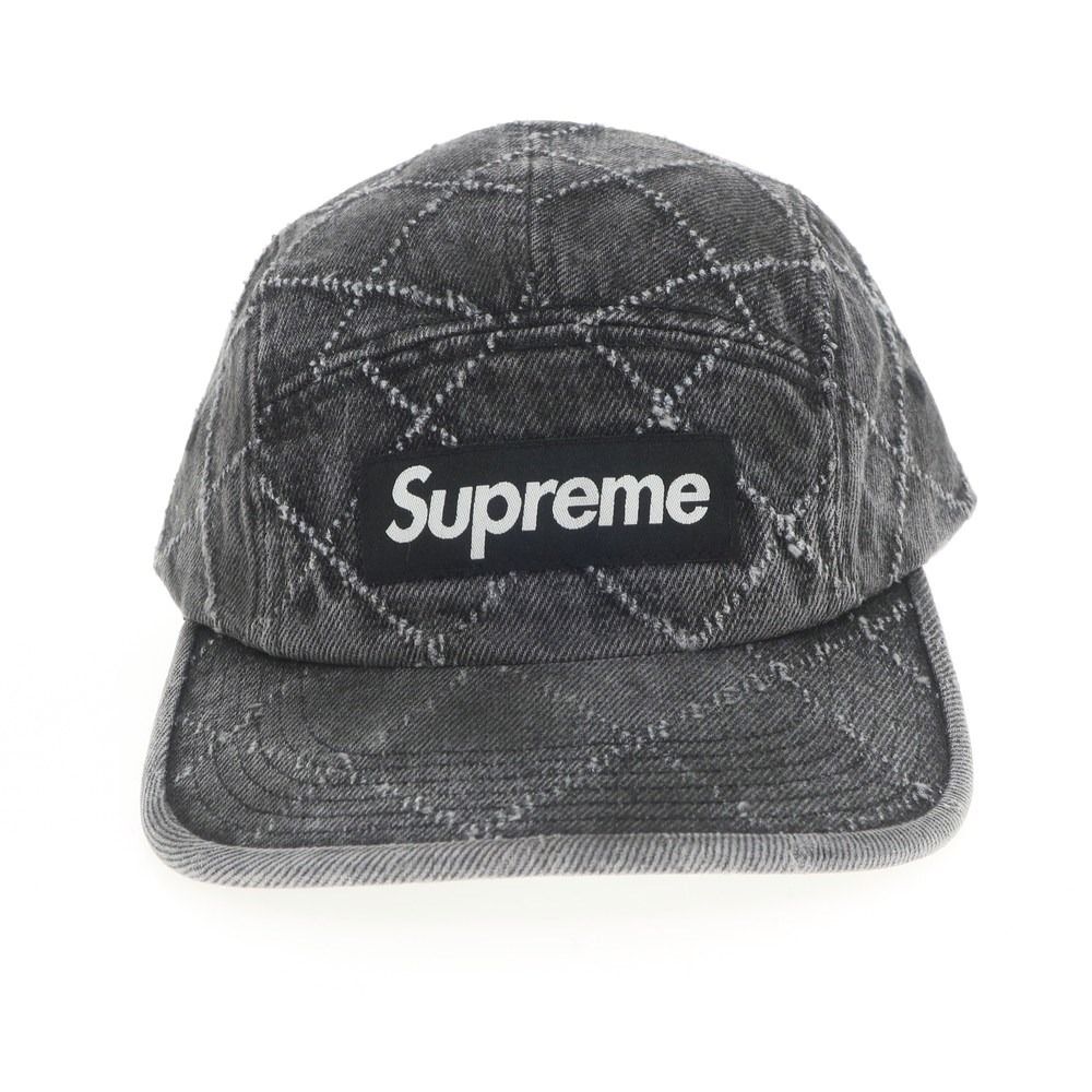 【中古】シュプリーム Supreme 2023年秋冬 Punched Denim Camp Cap デニム キャンプキャップ ブラック【メンズ】 中古】シュプリーム Supreme 2023年秋冬 Punched Denim Camp Cap