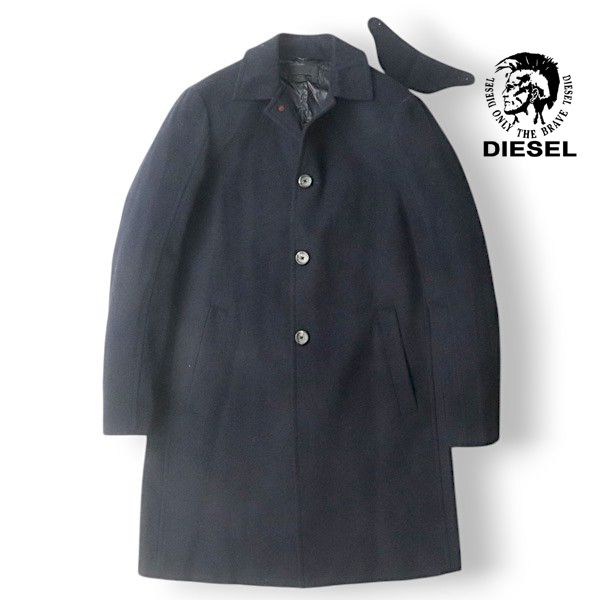 DIESEL BLACK GOLD(ディーゼルブラックゴールド)ウールコート 美品 DIESEL BLACK GOLD ディーゼルブラックゴールド メルトン