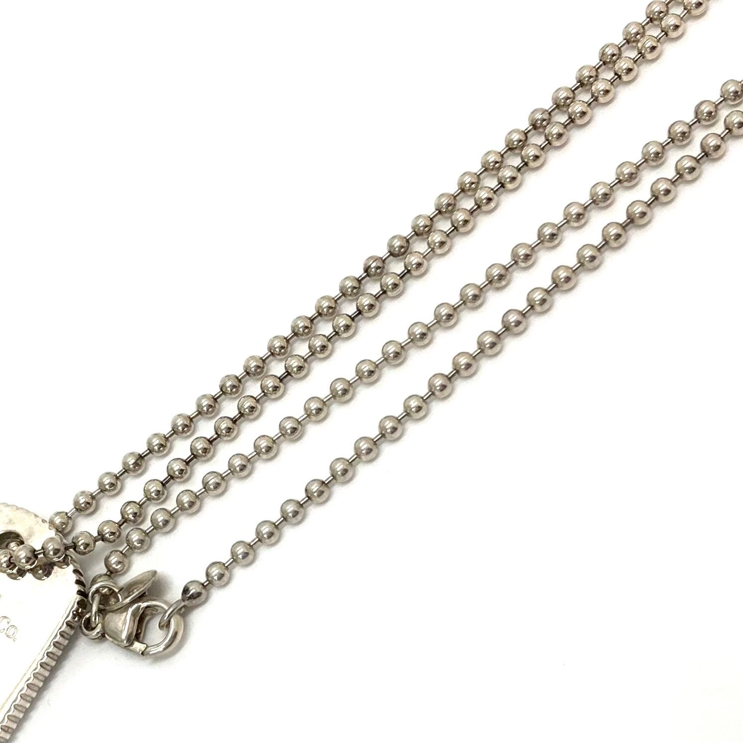 ◇Tiffany&Co.◇ティファニー ネックレス シルバー925 コインエッジ