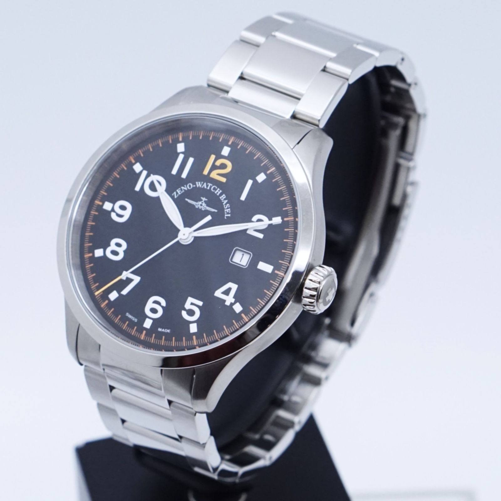 ZENO-WATCH BASEL ゼノウォッチ 6302Q-M (OR) パイロットウォッチ