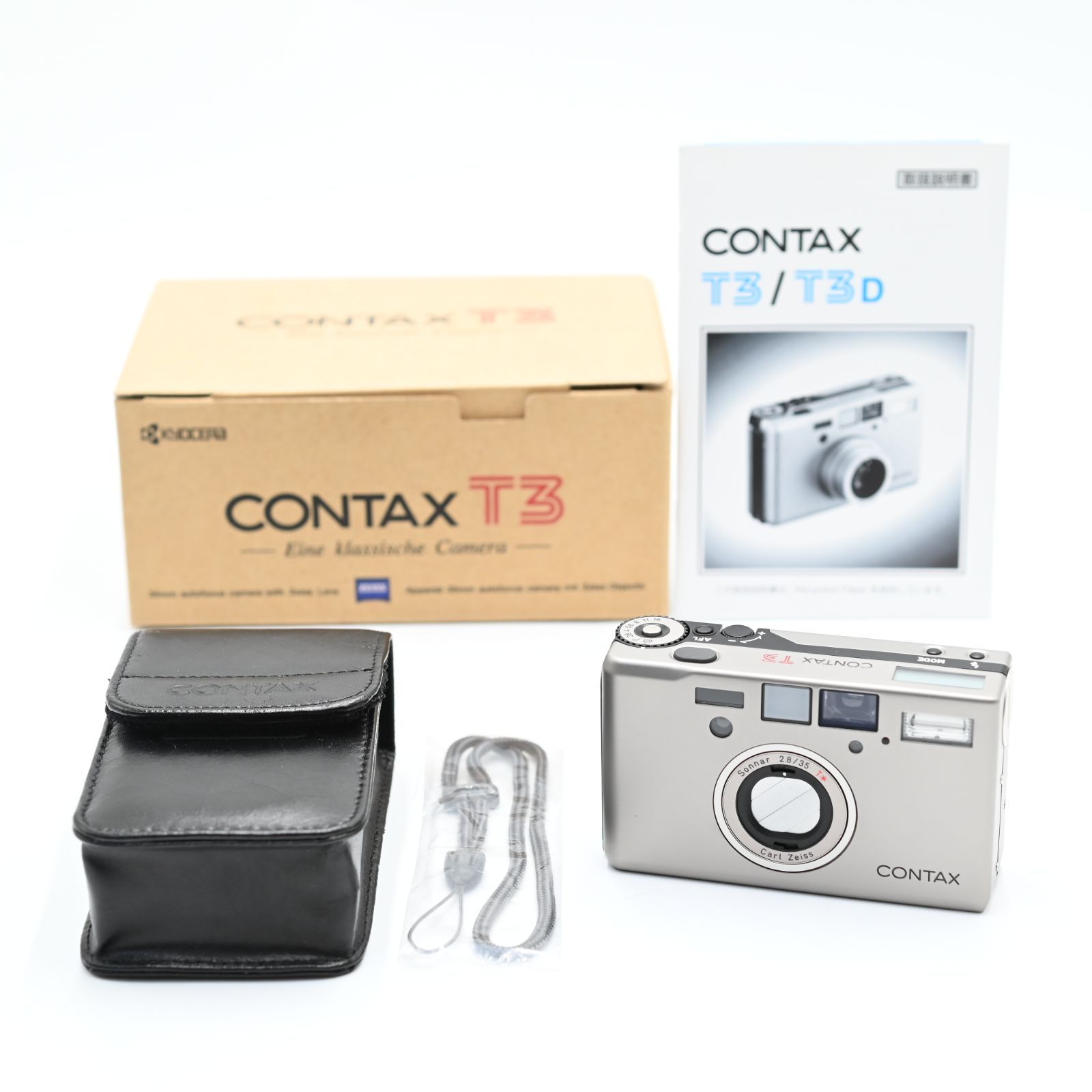 CONTAX T3 シルバー CONTAX T3 チタンシルバー γA7019-2C3 | コンタックス