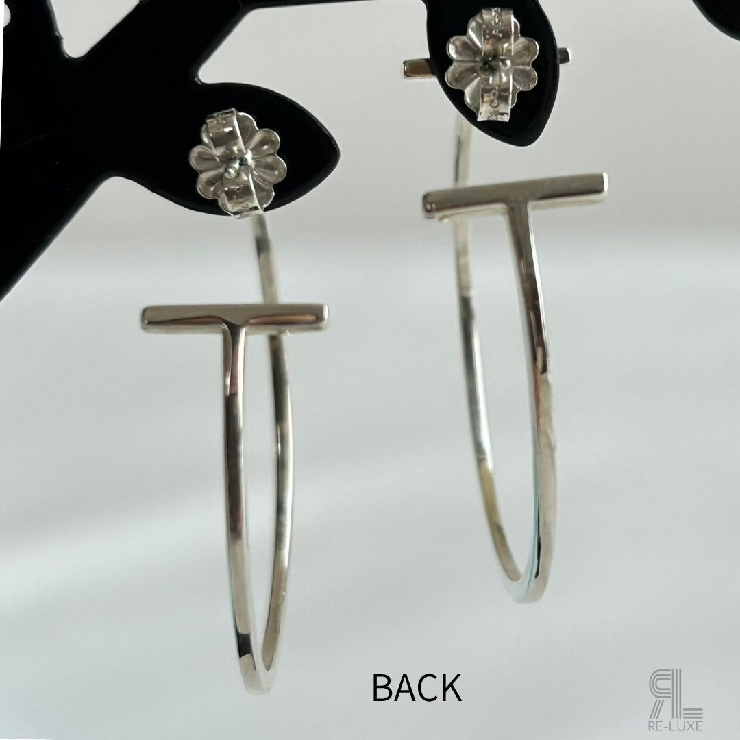 TIFFANY&Co. ティファニー Tワイヤー フープ ピアス 925SV 希少