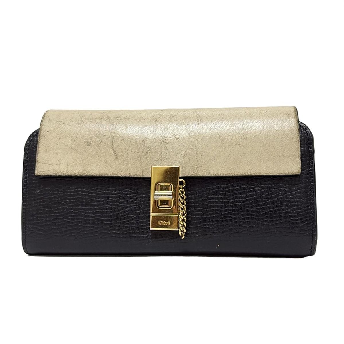 Chloe Drew Chloe DREW クロエ ドリュー ジュエリロック レザー 長財布 