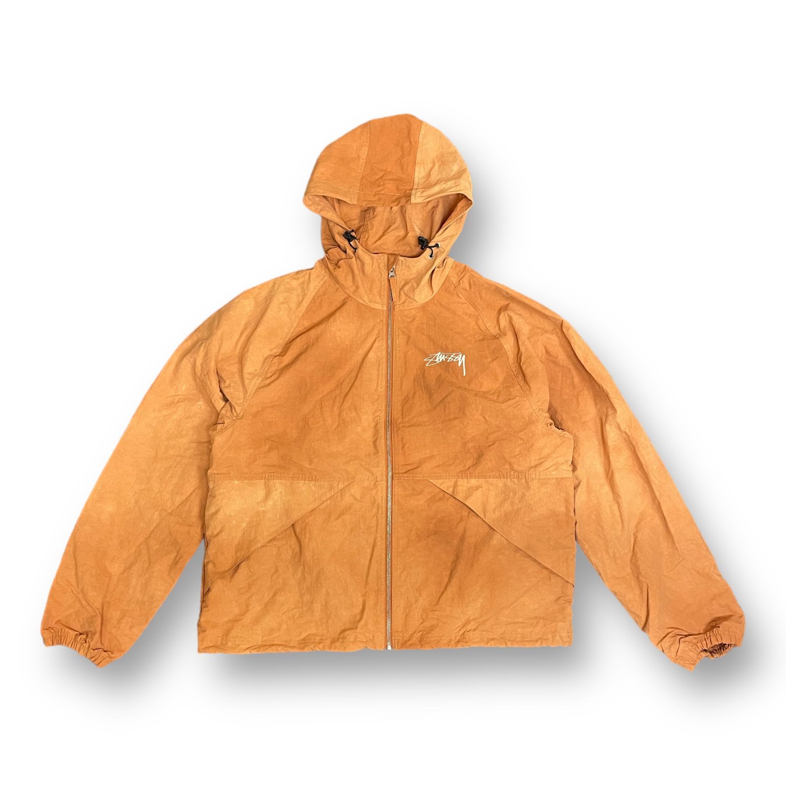 STUSSY WAVE DYE BEACH SHELL シェル ナイロン ジップ パーカー 