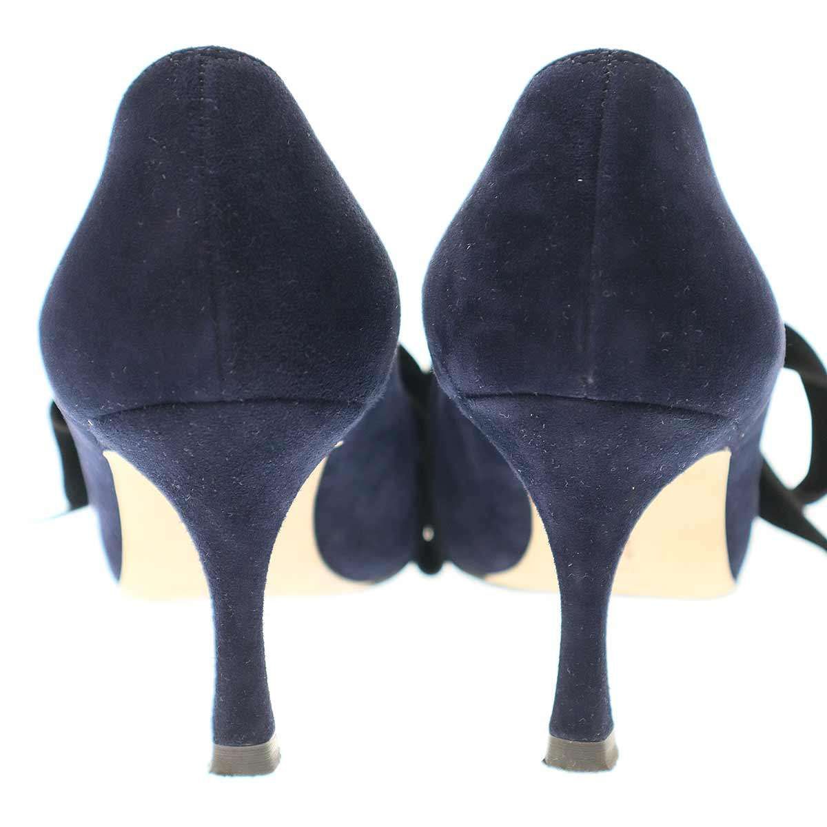 MANOLO BLAHNIK マノロブラニク ポインテッドトゥリボン