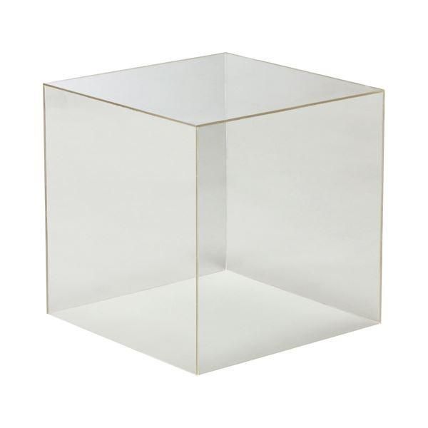 (まとめ) クルーズ アクリルボックス5面体 クリア 30cm角 AB-300 1個 〔×5セット〕