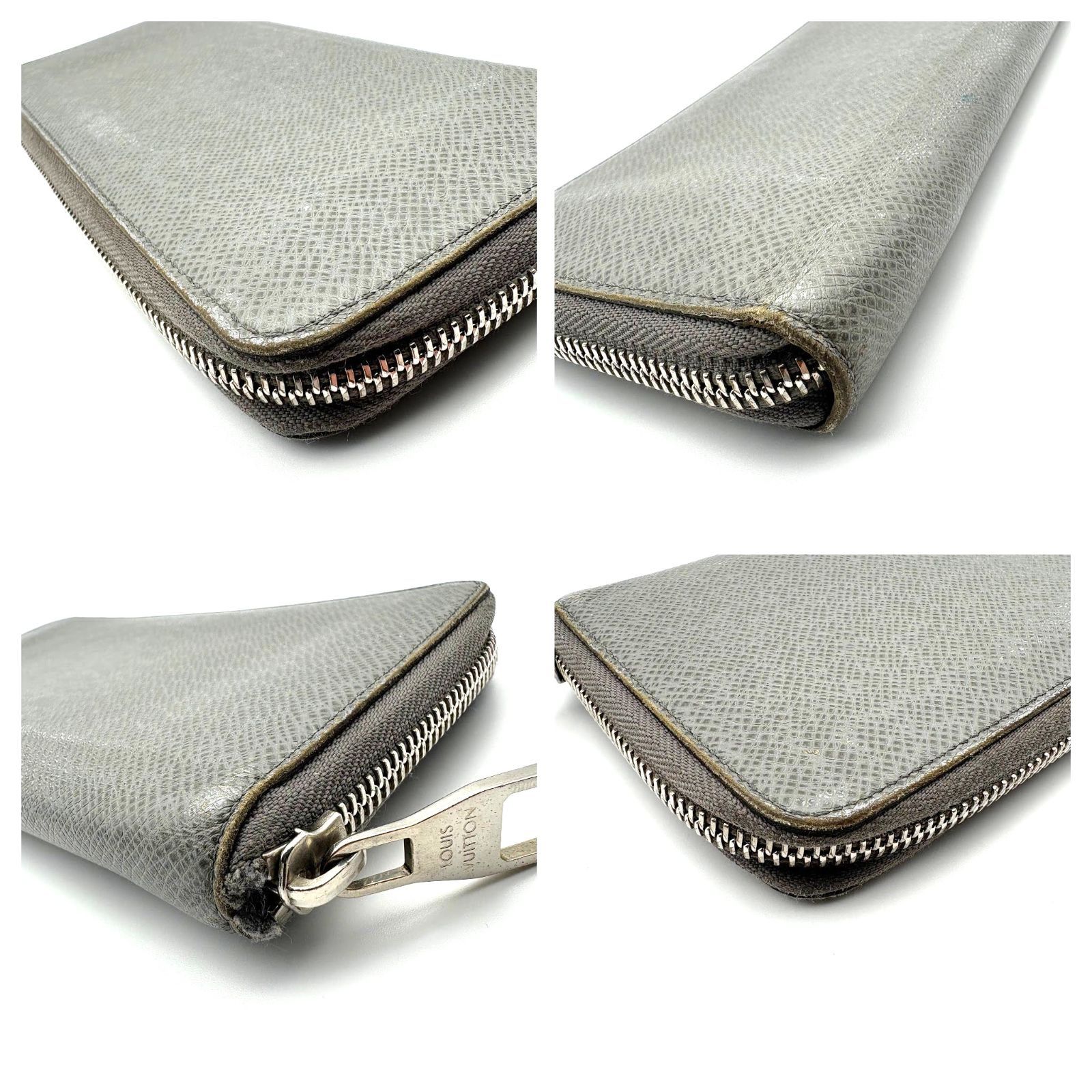 ジャンク品 】LOUIS VUITTON ルイヴィトン タイガ ジッピーウォレット
