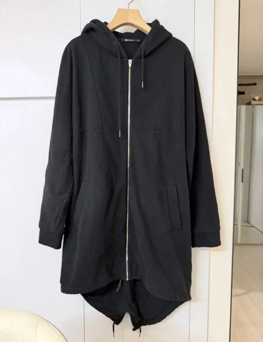 Alexander Wang ロング フード ジップアップ