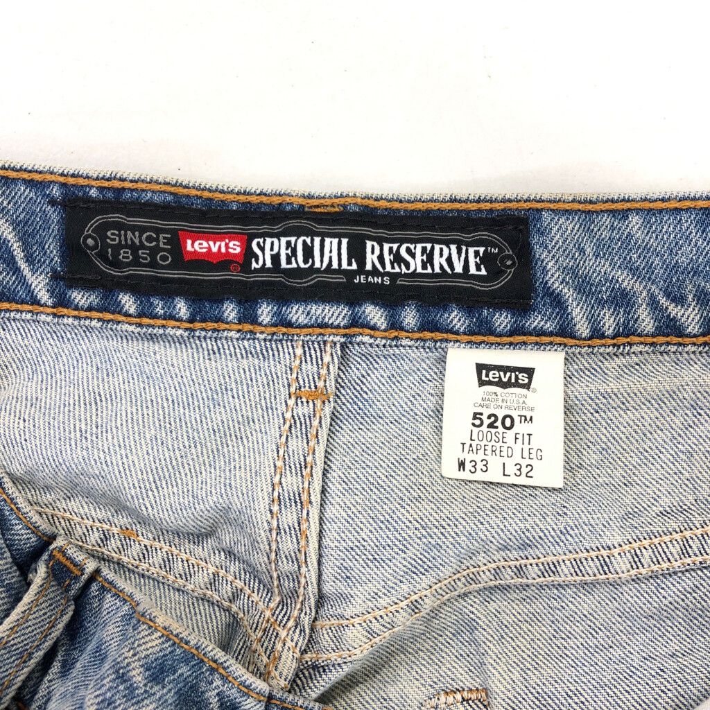 90年代 USA製 Levi's リーバイス 520 デニムパンツ アメカジ