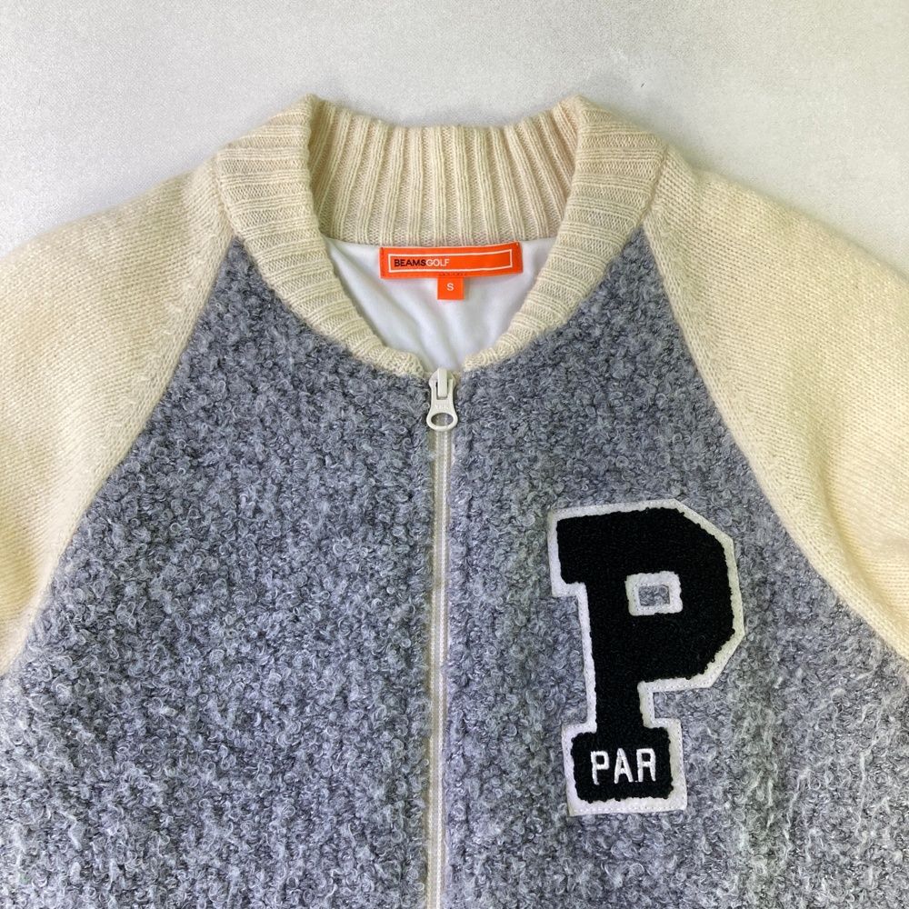 サイズ S BEAMS GOLF ビームスゴルフ 裏地付 ウール混 ニット ジップジャケット グレー系 240101523764 ゴルフウェア レディース ストスト LLC-HASEGAWATOSO_COM