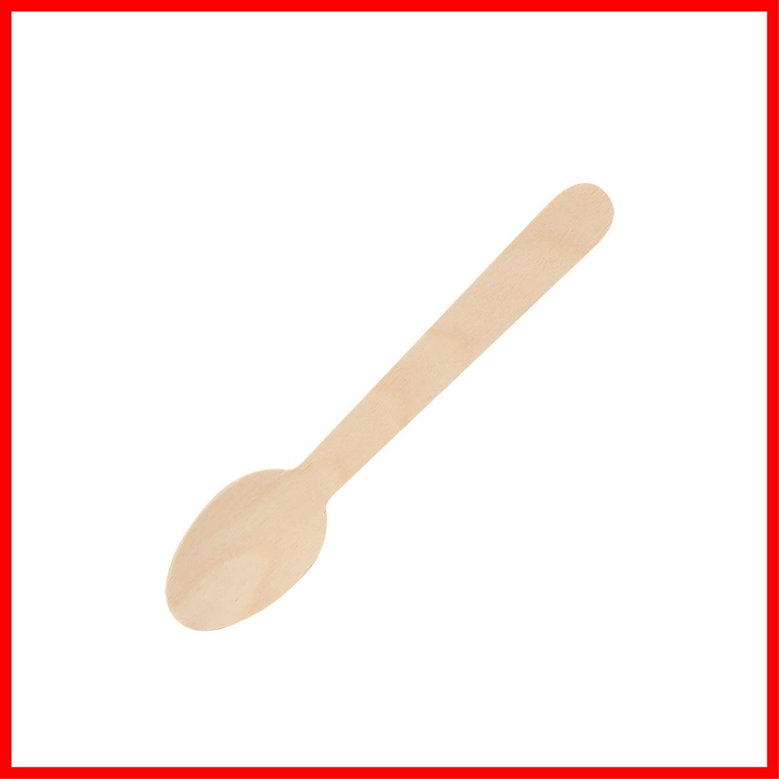 在庫 木製スプーン 140 使い捨て 500本入