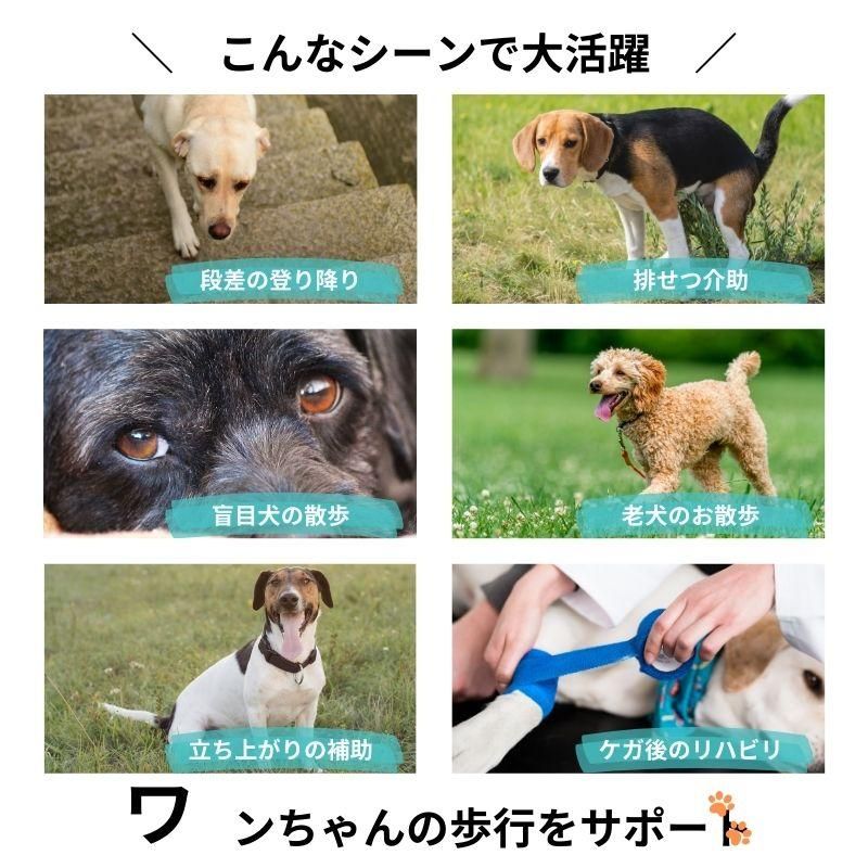 犬用 歩行サポート 老犬介護 リハビリ 障害 介護用品 歩行器 後ろ足 散歩 老犬ハーネス 介護用ハーネス シニア 歩行サポーター - メルカリ