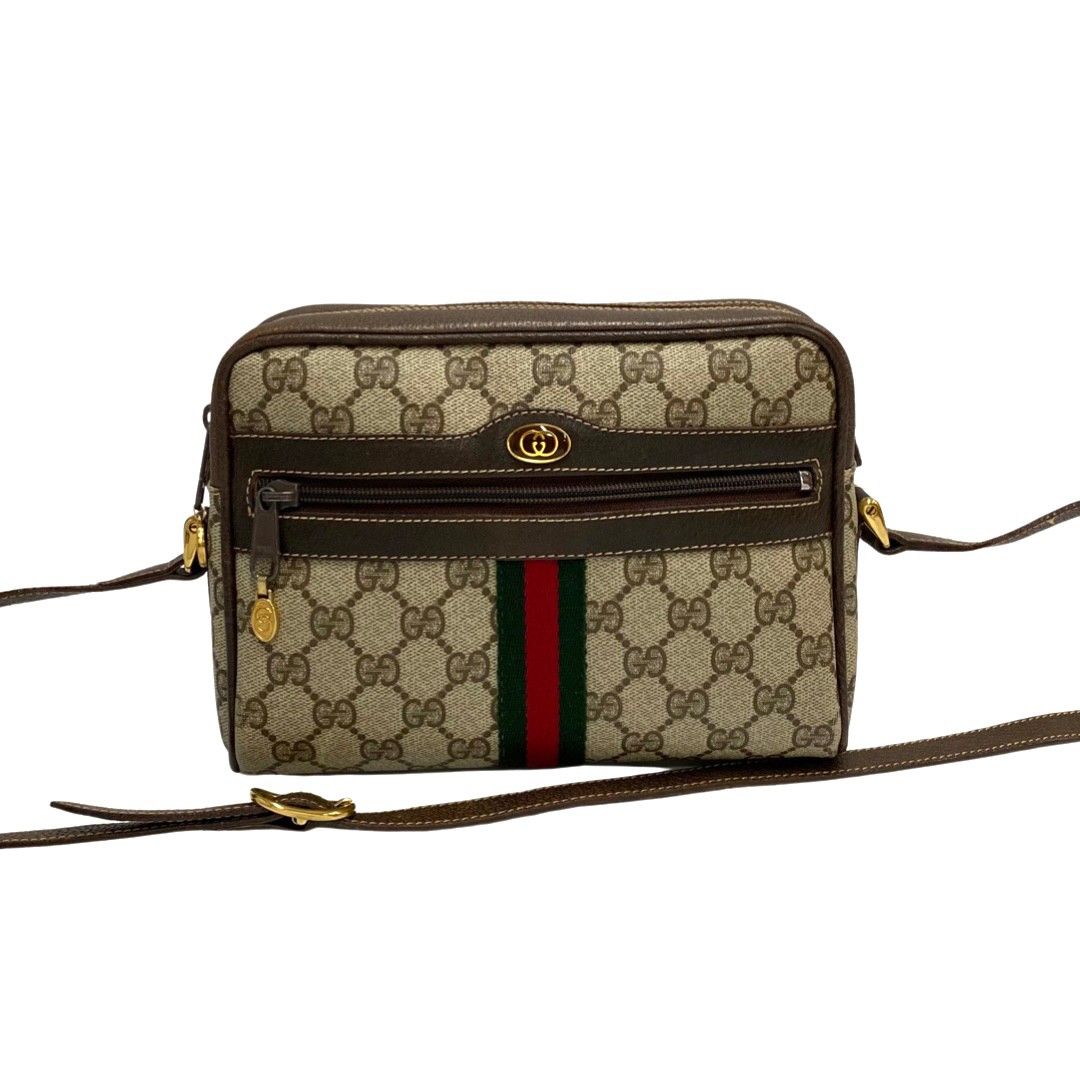 極 美品 保存袋付き GUCCI グッチ オールドグッチ ヴィンテージ GG