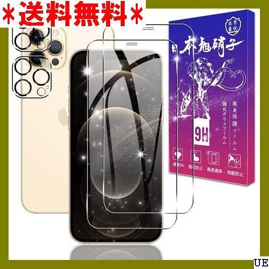 V 2+2枚セット 対応 iPhone 12 Pro ガラ 油性 ラウンドエッジ加工 簡単