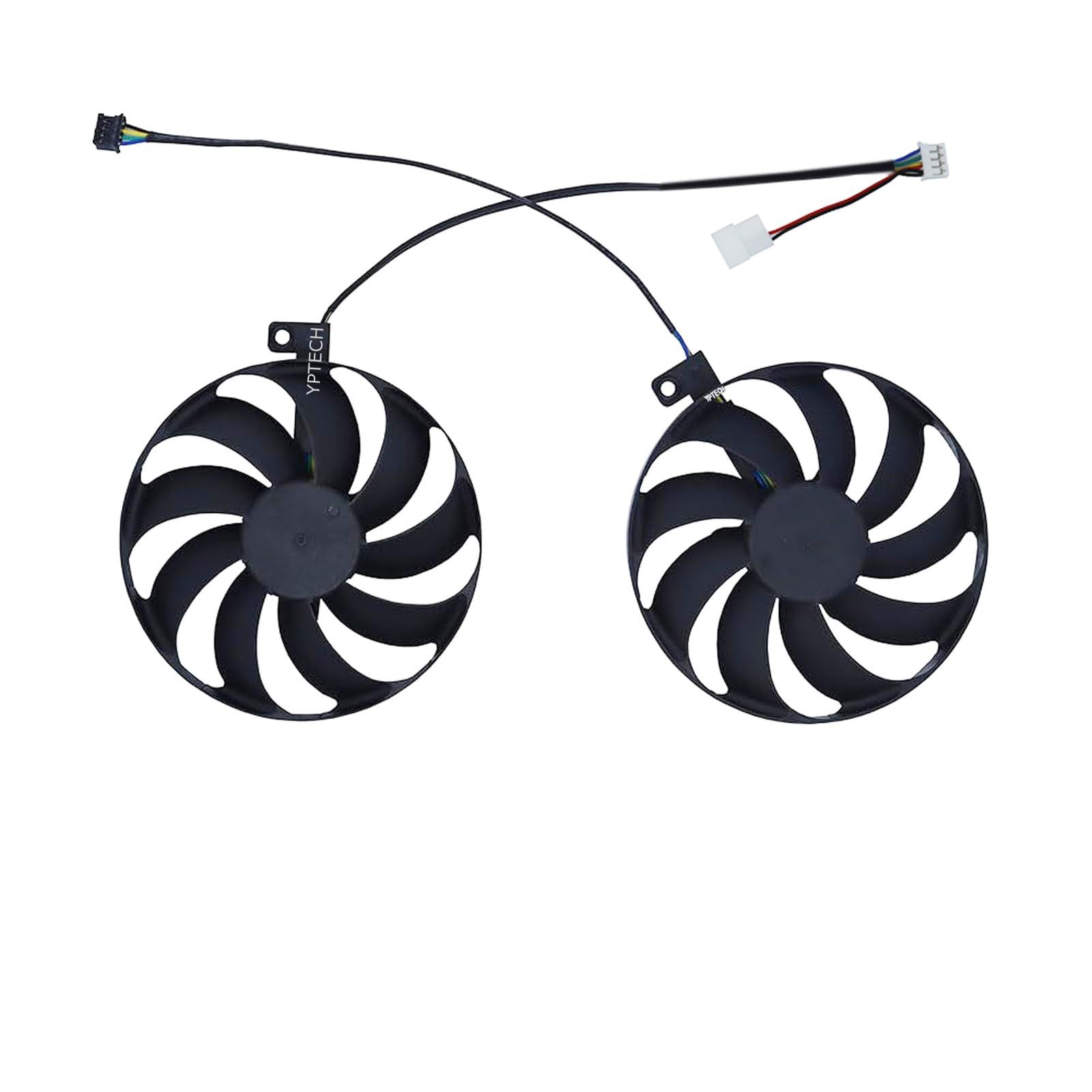 【迅速発送】ASUS用 RTX 2070 2080 2060 RTX2070 RTX2080 Super Dual EVOグラフィックカード グラフィックボード gpu グラボ 冷却 ファンGPU クーラー 冷却器(2-ピース/セットT129215SU