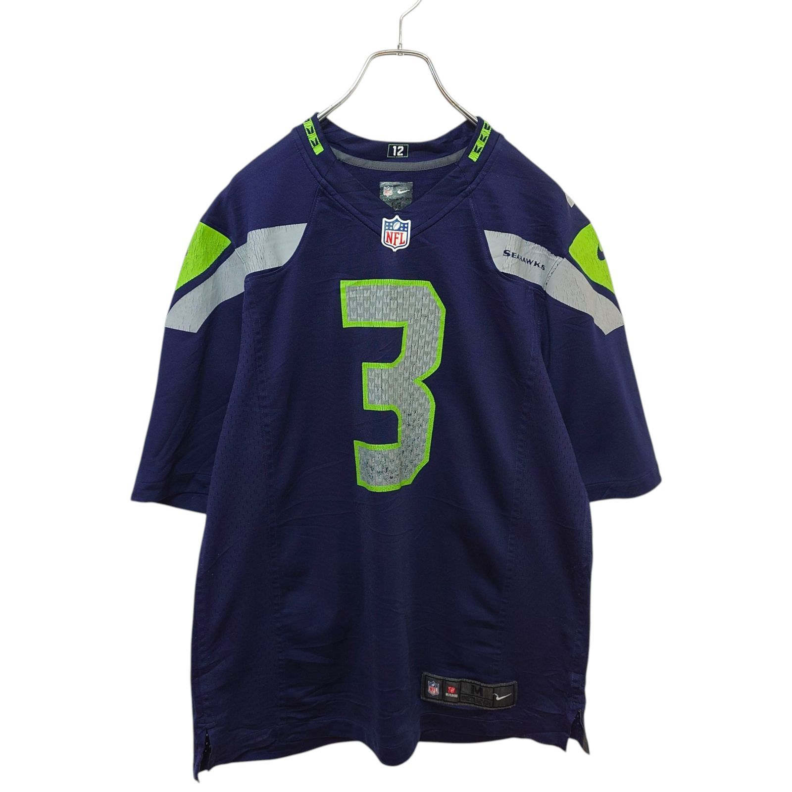 【NIKE】 NFL シアトル・シーホークス ゲームシャツ S-2000