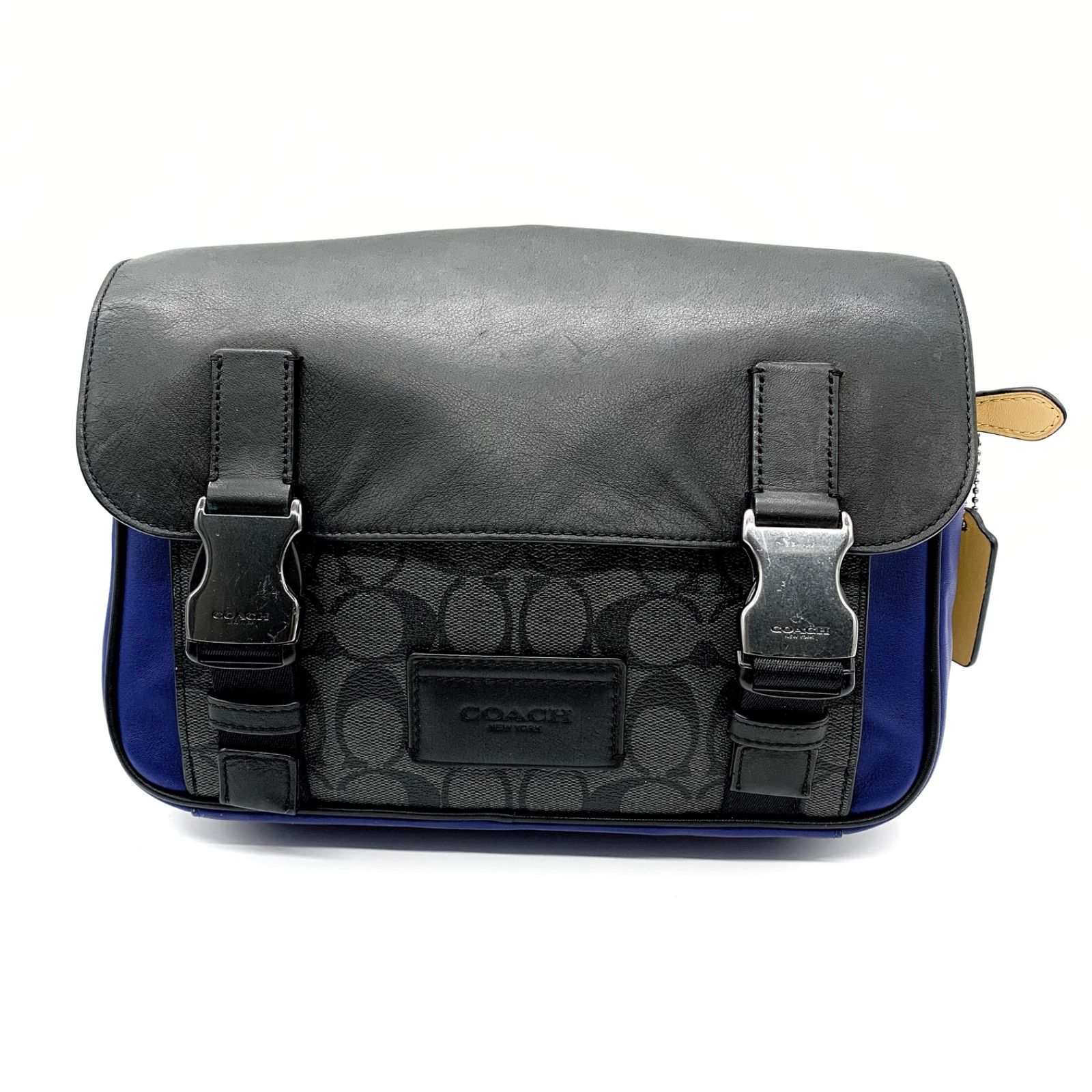 極美品<!-利用不可文字-!>COACH コーチ C6649-QBTIM クロスボディー 