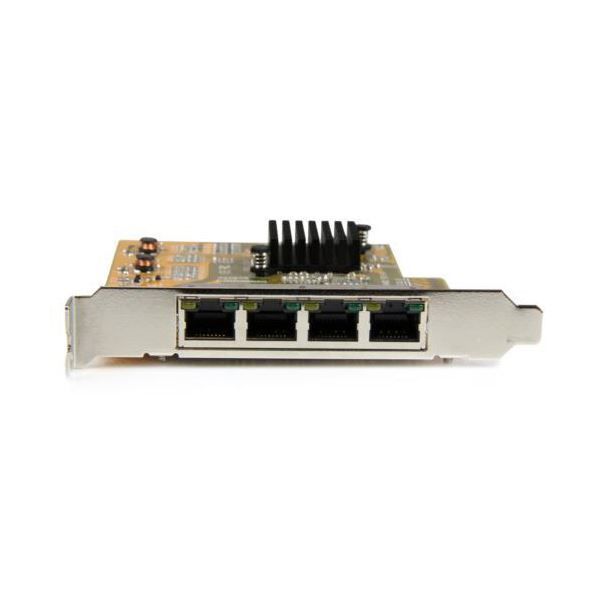 ギガビットイーサネット4ポート増設PCI Express対応ネットワークLANアダプタカードST1000SPEX43