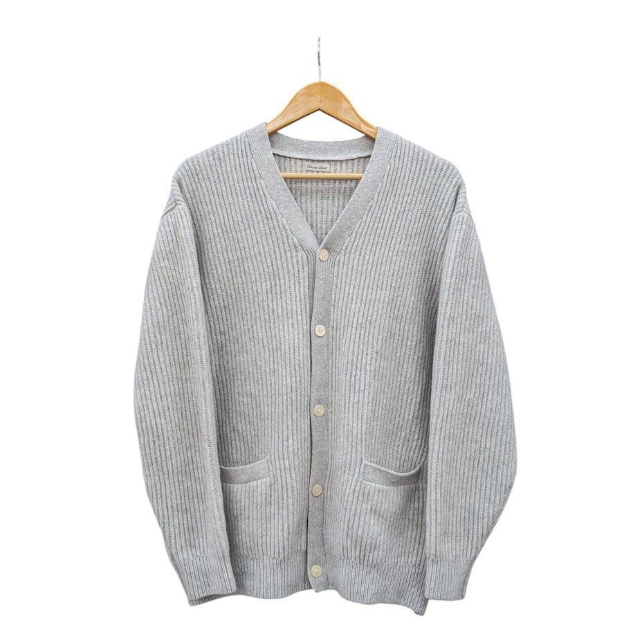 Steven Alan＞ ハミルトンラムズウール Vネック カーディガン Steven