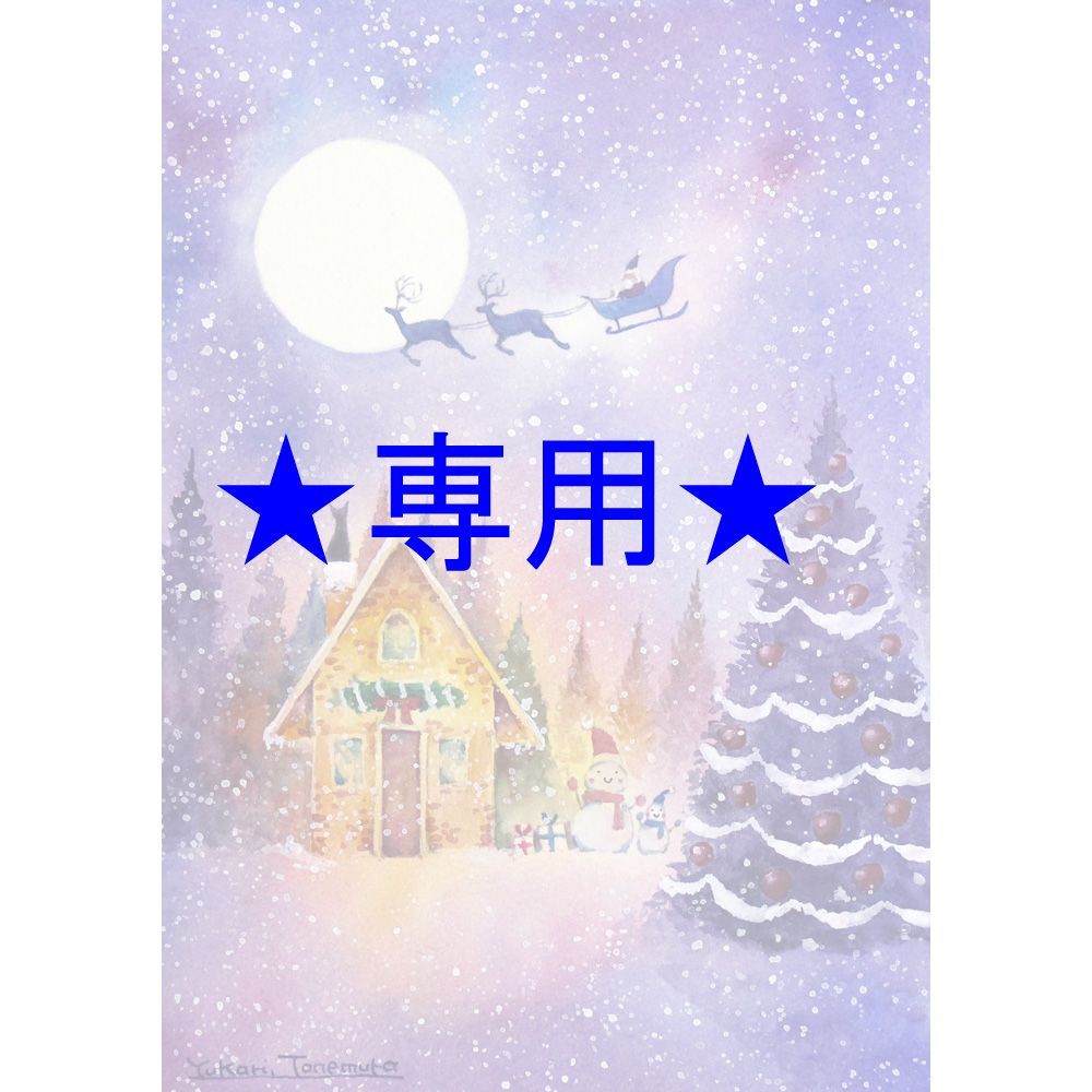 Snowさま 原画 夜空の軌跡 A5サイズ 水彩画 2736
