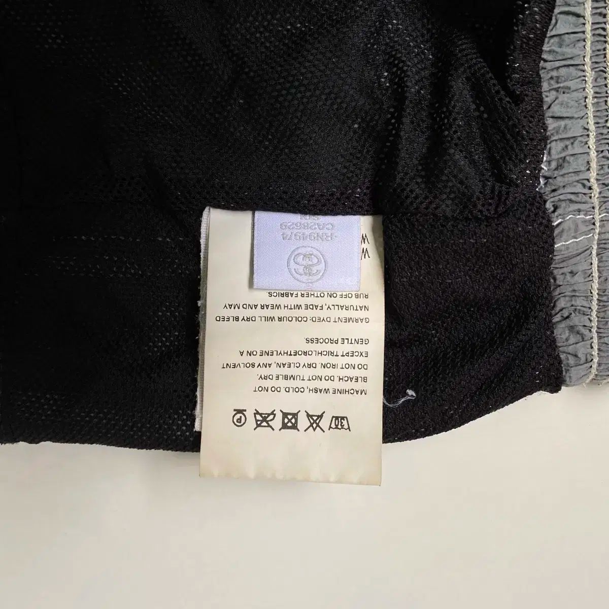  S STUSSY ステューシー x OUR LEGACY アワーレガシー ウォーター ショートパンツ ウォッシュド 黒 ショートパンツ ハーフパンツ パンツ