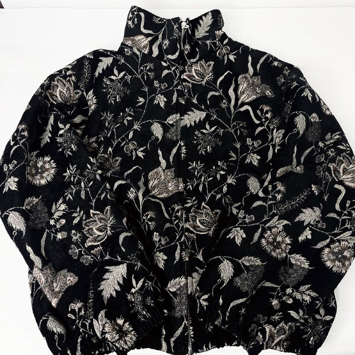supernova trackjacket スーパーノヴァ トラックジャケット superNova. Track jacket - Velvet jacquard / Black flower