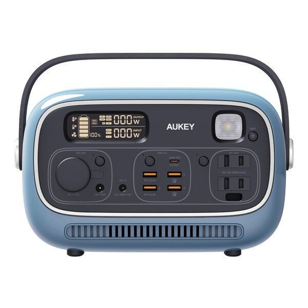 ★AUKEYポータブル電源PowerStudio300　新品未開封 新品未開封！オーキー ポータブル電源 Power Studio 300ブルー