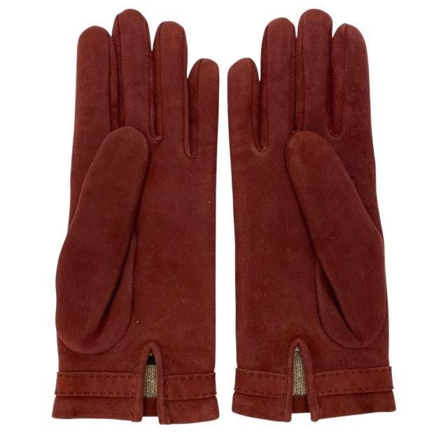 HERMES エルメス グローブ 手袋 アクセサリー 小物 Hロゴ スエード