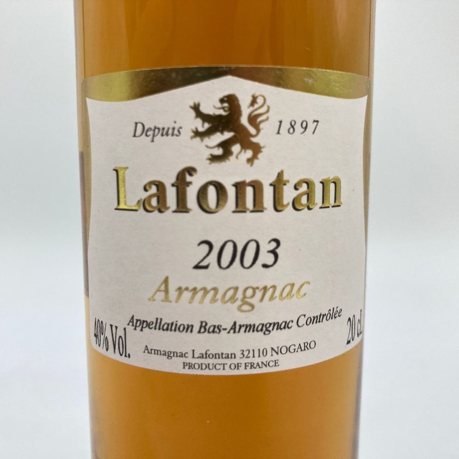 lafontan armagnac　1948　ラフォンタン　アルマニャック Lafontan Armagnac 1948 ラフォンタン アルマニャック