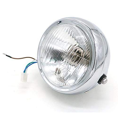 【数量限定】DC YIBO 12ボルトオートバイ修理ヘッドライトヴィンテージラウンドオートバイヘッドライトスクーターバイクモーターフロントヘッドライトランプユニバーサル