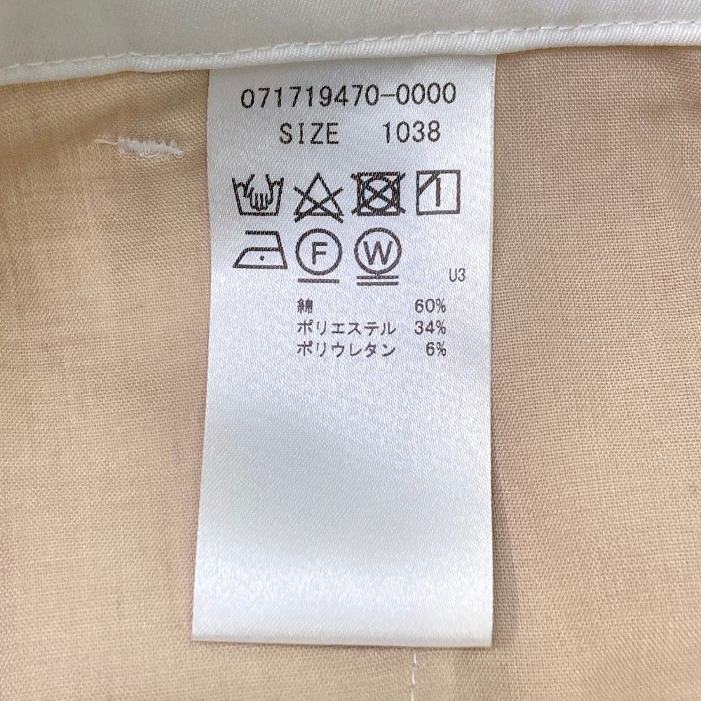 サイズ：38 ZOY ゾーイ 071719470 パンツ ホワイト系 [240101345219