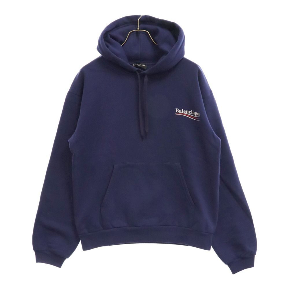 BALENCIAGA バレンシアガ 18SS CAMPAIGN LOGO FOODIE キャンペーンロゴフーディ プルオーバースウェットパーカー ブラック 508205 TYK92 BALENCIAGA (バレンシアガ) 18SS CAMPAIGN LOGO FOODIE 508205 TYK92