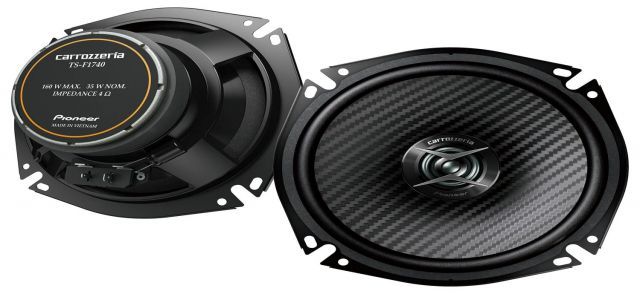 Pioneer スピーカー TS-F1740-2 17cm カスタムフィット コアキシャル 2ウェイ ハイレゾ対応 カロッツェリア
