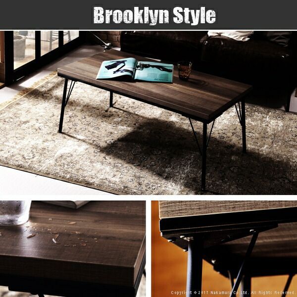 こたつ テーブル ブルックリン 古材風アイアンこたつテーブル-ブルック 100x50cm ヘリンボーン織り掛布団 2点セット 長方形 おしゃれ コタツ 炬燵 フラットヒーター 古材 ヴィンテージ レトロ アイアン 鉄 セット テレワーク リモートワーク 在宅ワ