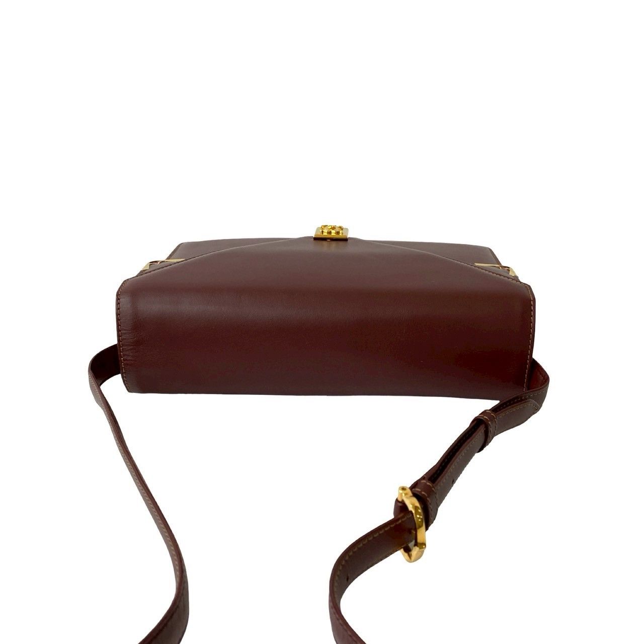 極 美品 袋付き CARTIER カルティエ ヴィンテージ マストライン レザー