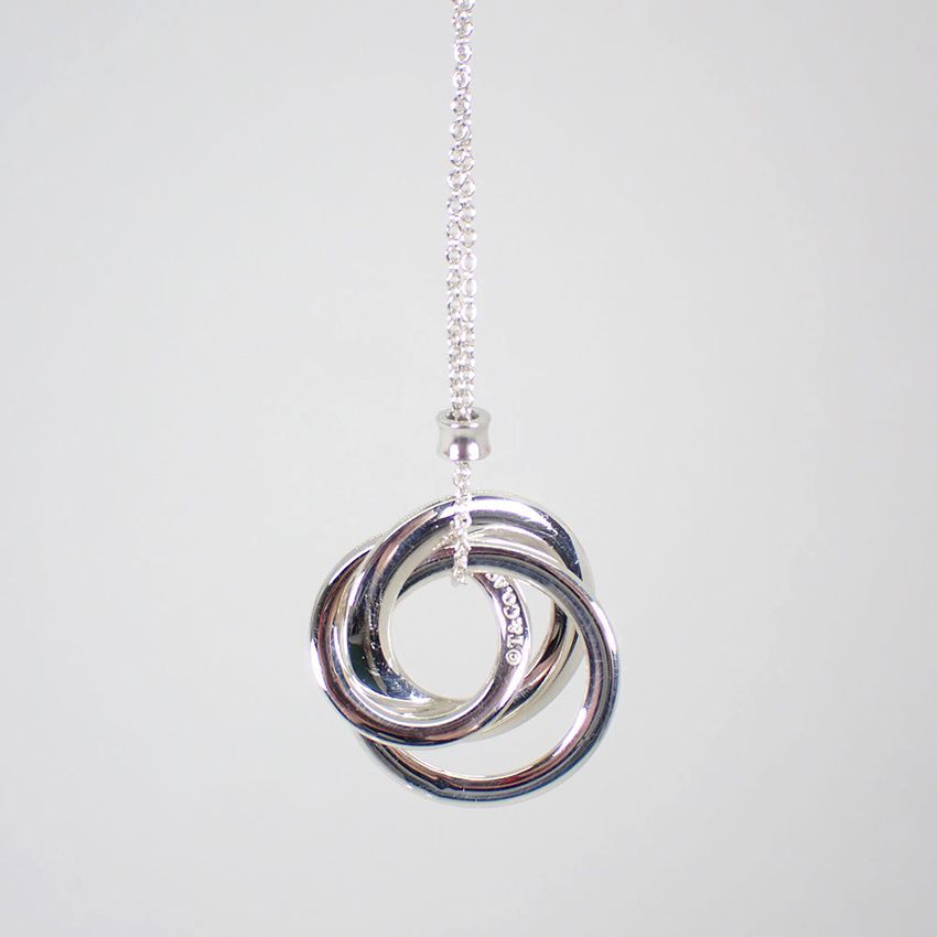 ティファニー 925 1837 インターロッキングサークル 3連ペンダント  