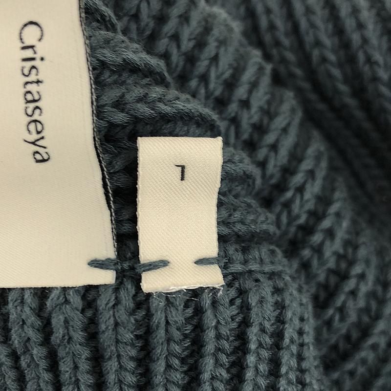 Cristaseya / クリスタセヤ | 2023SS | LARGE GILET WITH LEATHER