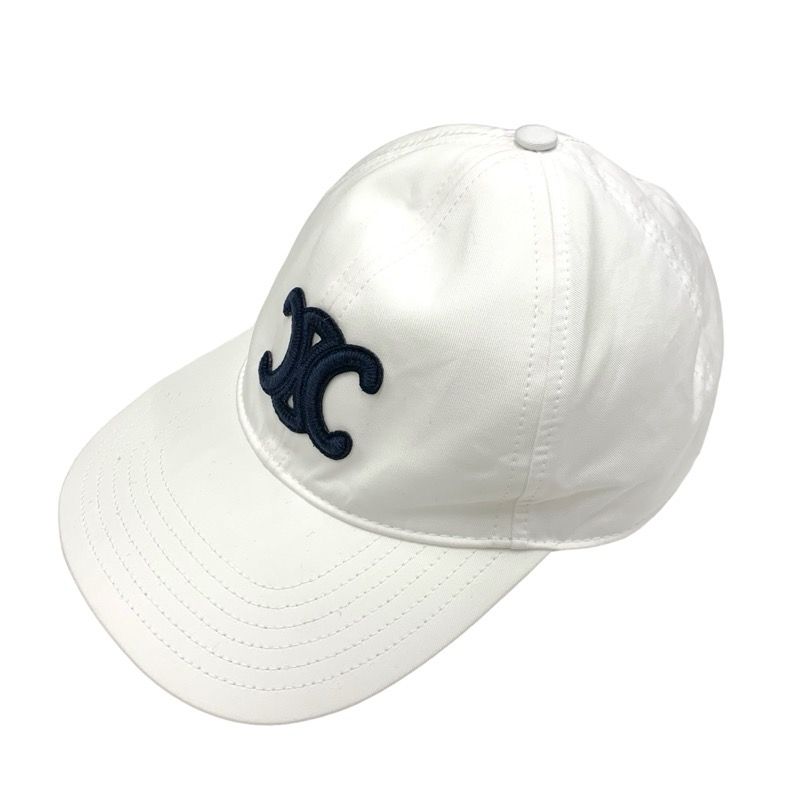 CELINE セリーヌ ベースボールキャップ 帽子 トリオンフ ネイビー