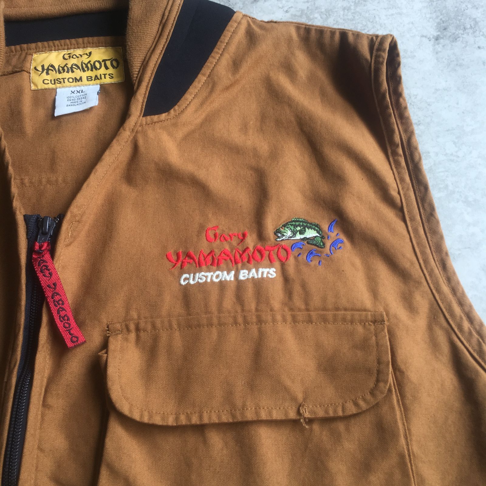 USED Gary Yamamoto FISHING VEST ゲイリーヤマモト Gary YAMAMOTO Fishing Vest ゲーリーヤマモト フィッシング