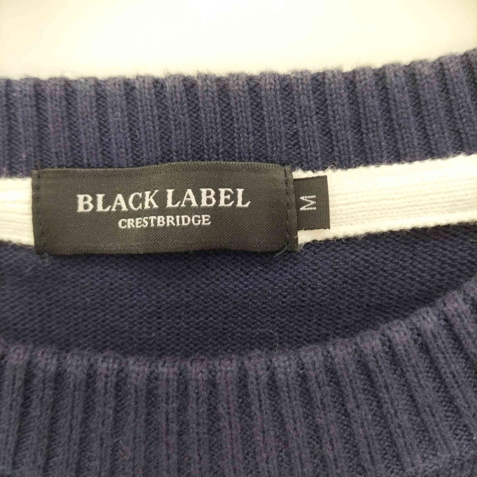 ブラックレーベルクレストブリッジ BLACK LABEL CRESTBRIDGE ラビット シルエット ナイロン混 コットン ニット メンズ import：M 